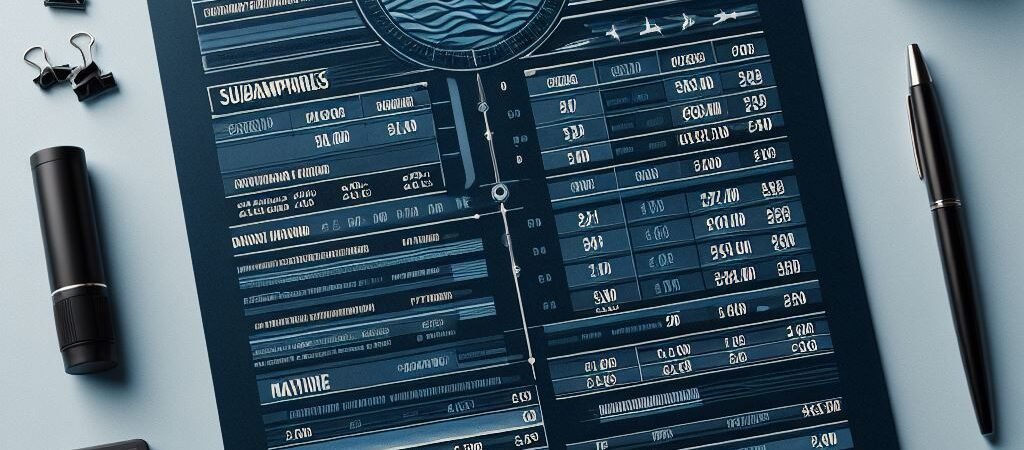 Precios en el ambito de un Perito Naval